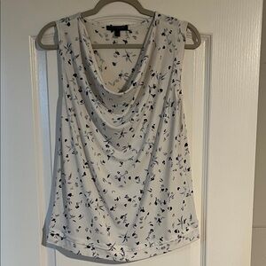 BANANA REPUBLIC Cowl Neck Floral Blouse